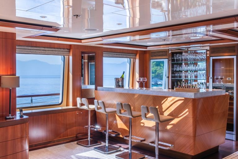 Rare find Tuquoise interior bar