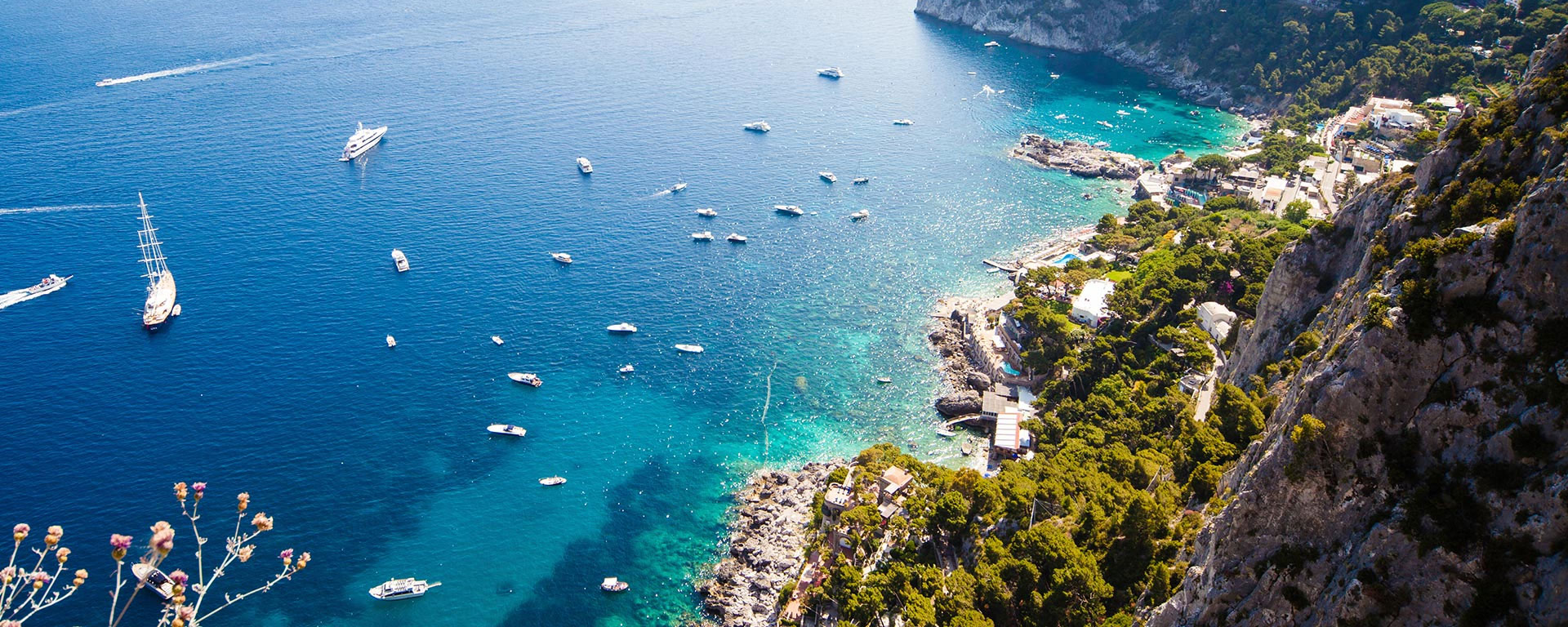 luxury yachts anchored on luxury yacht charter italy
