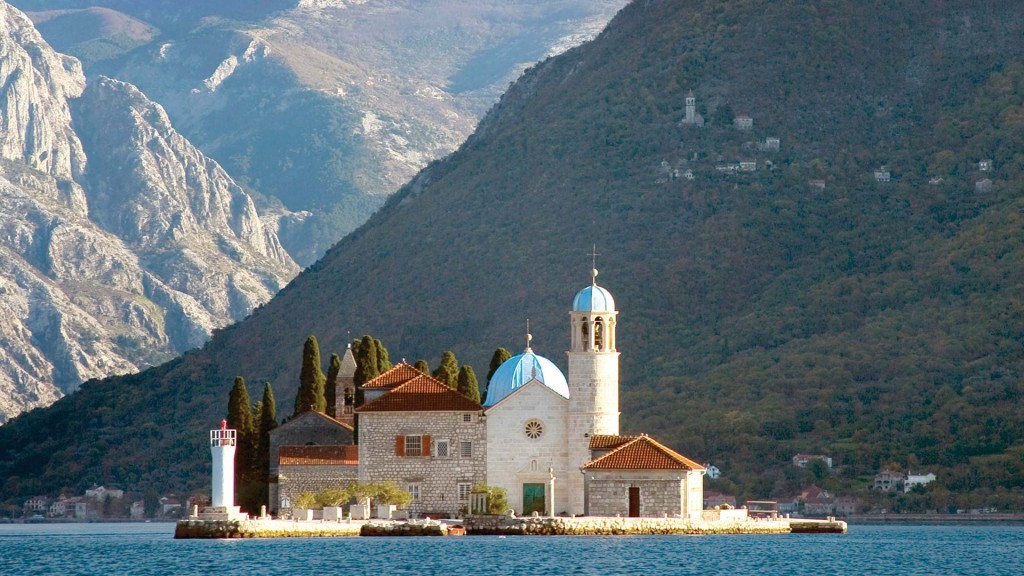 luxury-yacht-charter-montenegro-10 Church on island spotted on luxury yacht charter in Montenegro