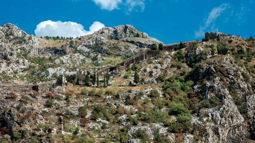 Fortres of Kotor - Saint Giovani (loc: Sv. Ivan - San Giovani) is system of bastion, fortresses and protective walls arround the Medieval town of Kotor. Once unbreakeable border nowadays it's one of the most famous excursion and active vacation spots for Tourists that visit Kotor.