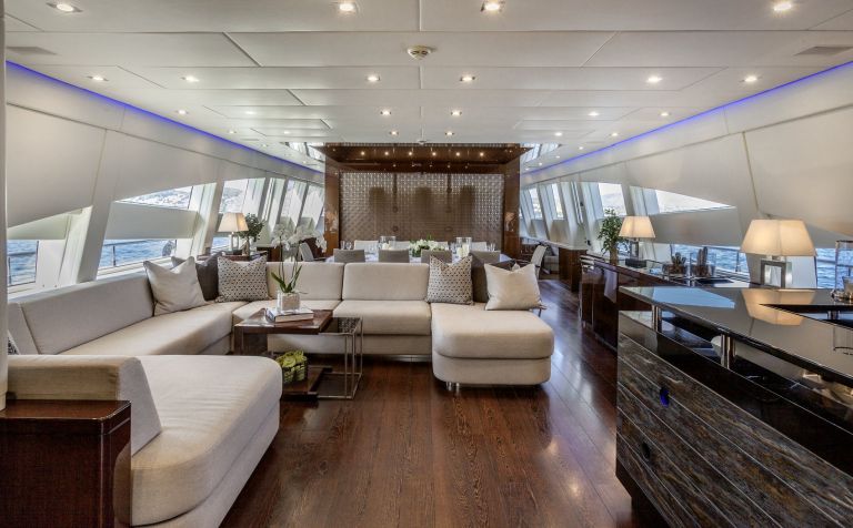 M/Y MY TOY yacht for charter living room