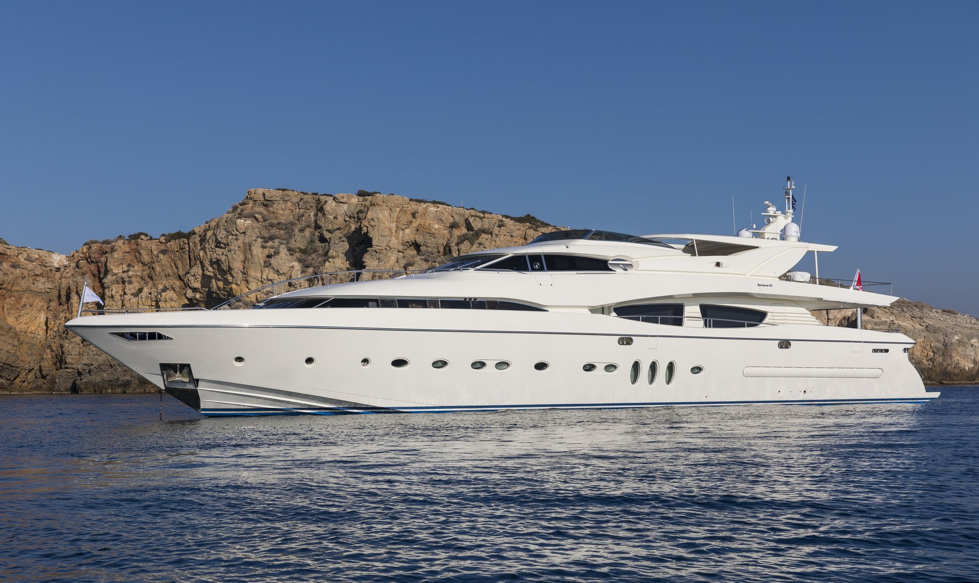M/Y RINI V yacht for charter anchored
