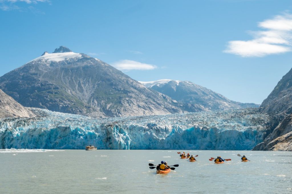 kayaking-icy-fjords-alaska-yacht-charter Ice kayaking through the Fjords of Alaska
