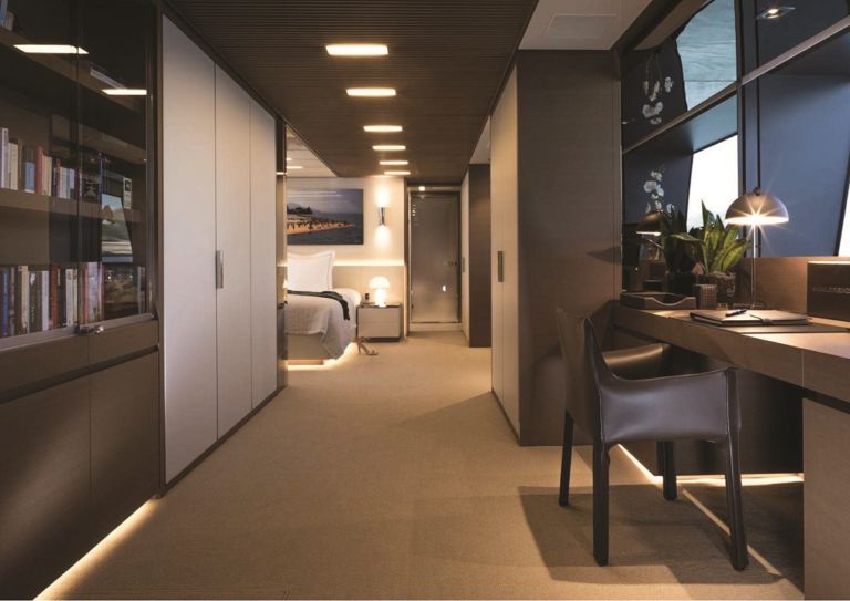 Seven Sins Sanlorenzo m Interior Bedroom Office