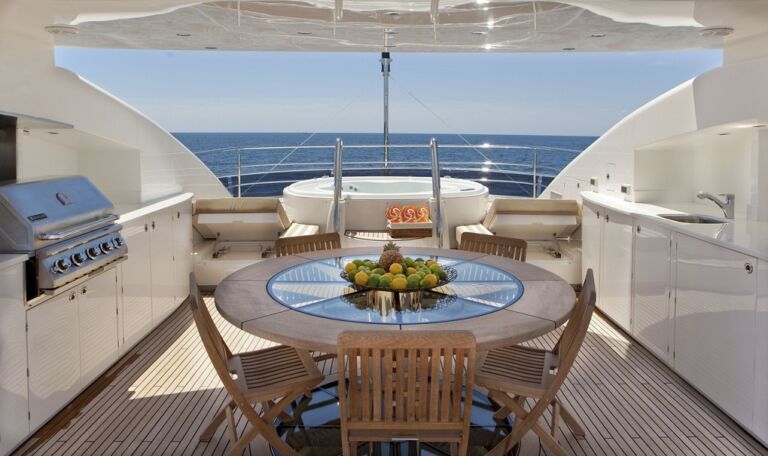 Richesse Horizon CC105 Exterior Sun deck Jacuzzi