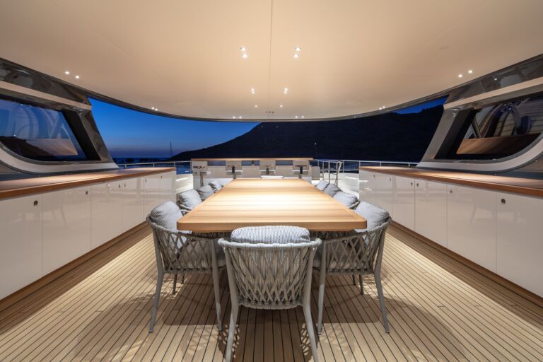 LEXSEA Sun Deck Dining Area