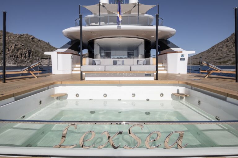 LEXSEA Main Aft deck Jacuzzi pool