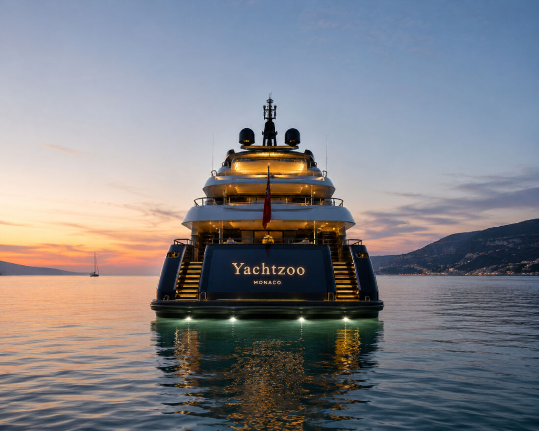 Yachtzoo Yacht nameplate